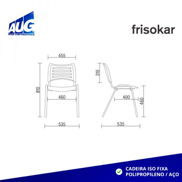 CADEIRA ISO FIXA - KIT 5 UNIDADES - Image 10
