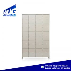 ROUPEIRO DE AÇO GUARDA VOLUMES 20 PORTAS GRP 8/20