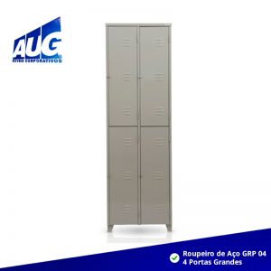 ROUPEIRO DE AÇO 4 PORTAS GRANDE GRP 04