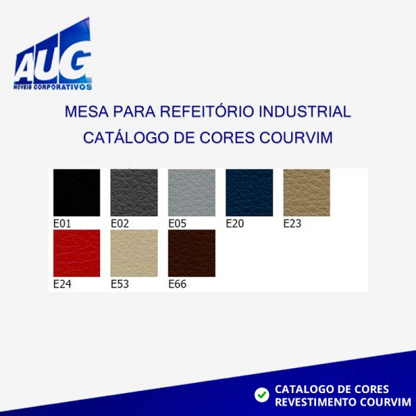 CONJUNTO REFEITÓRIO CONJUGADO FORMICA® – BANCOS GIRATÓRIOS EM COURVIM - Image 2