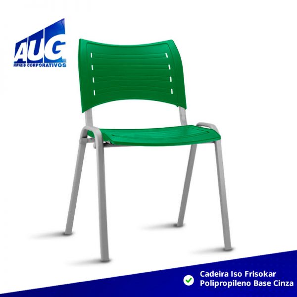 Cadeira Iso Frisokar Polipropileno Base Cinza em Promoção - Image 2