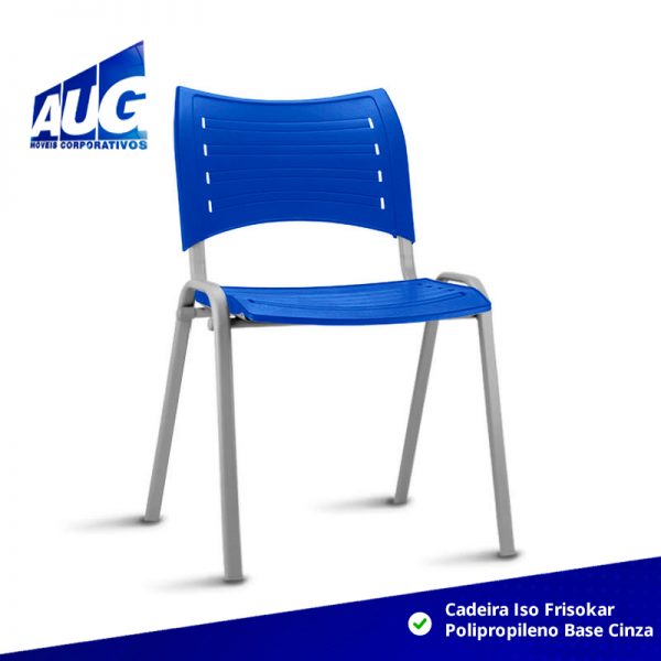 Cadeira Iso Frisokar Polipropileno Base Cinza em Promoção - Image 3
