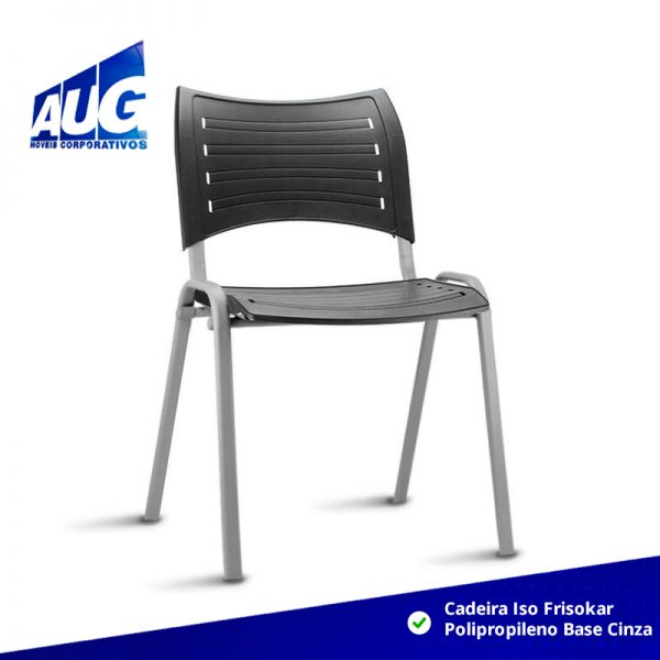 Cadeira Iso Frisokar Polipropileno Base Cinza em Promoção - Image 6