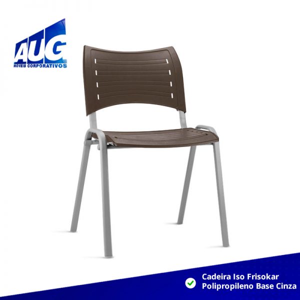 Cadeira Iso Frisokar Polipropileno Base Cinza em Promoção - Image 7