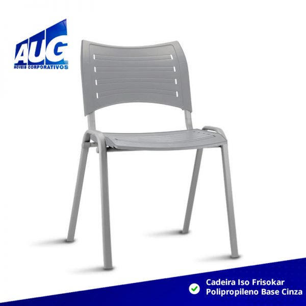 Cadeira Iso Frisokar Polipropileno Base Cinza em Promoção - Image 8