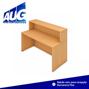 Balcão reto para recepção Romanzza Plus