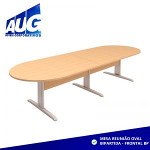 MESA REUNIÃO OVAL BIPARTIDA - FRONTAL BP