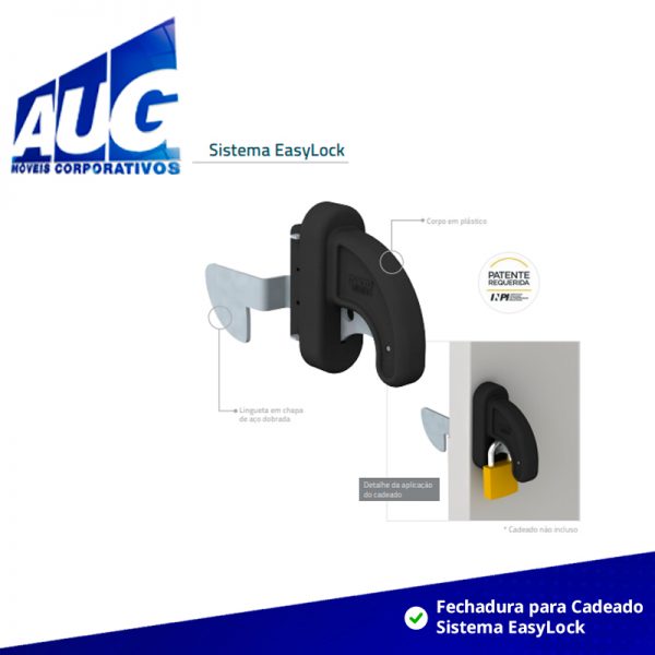 Roupeiro de Aço 6 Portas Grandes Coloridas – Cadeado – CH 26 - Image 3
