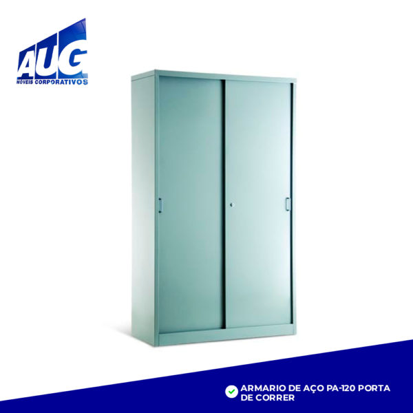 ARMARIO DE AÇO PA-120 PORTA DE CORRER