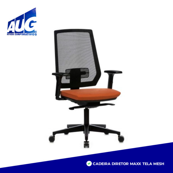 CADEIRA DIRETOR MAXX TELA MESH