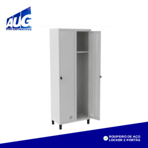 ROUPEIRO DE AÇO LOCKER 2 PORTAS