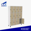 ARMÁRIO ROUPEIRO DE AÇO LOCKER 12 PORTAS MÉDIAS - Image 2